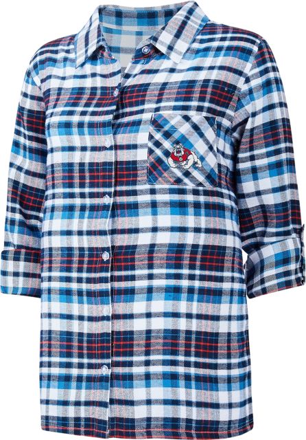 Fresno State Bulldogs Women's Mainstay Flannel Shirt 22 / S