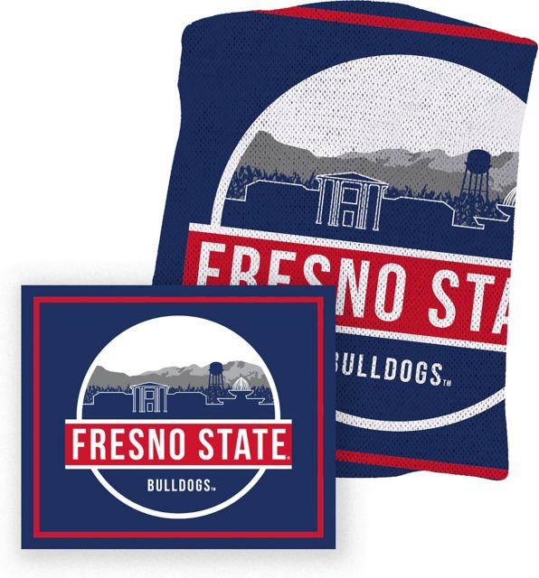 Fresno State 63 x 53 Knit Blanket