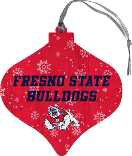 Fresno State Snow Bulb Ornament