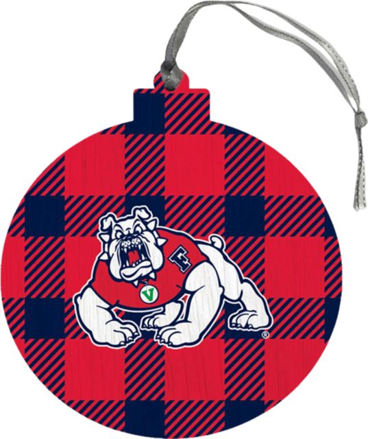 Fresno State Round Ornament