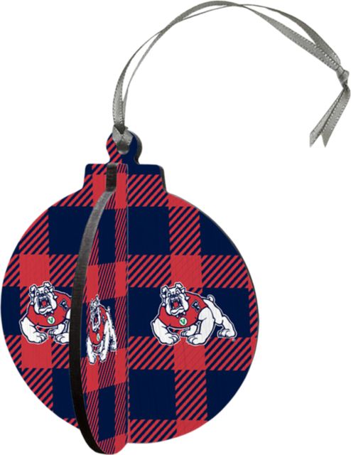 Fresno State 3D Round Ornament