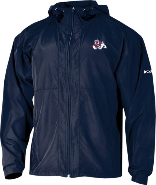 Fresno State Bulldogs Full Zip Windbreaker Jacket