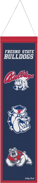 Fresno State 8 x 32 Wool Banner