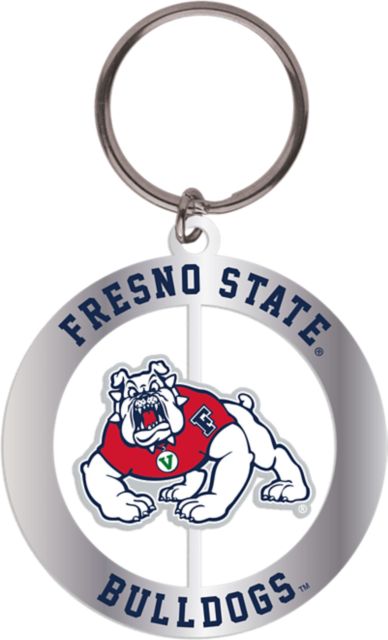 Fresno State Bulldogs Spinner Key Tag