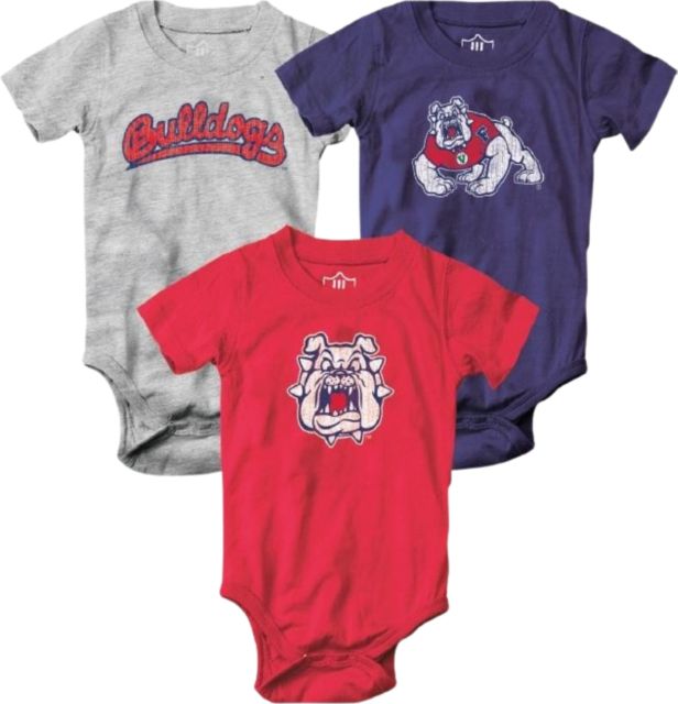 Fresno State Infant Bodysuit 3-Pack