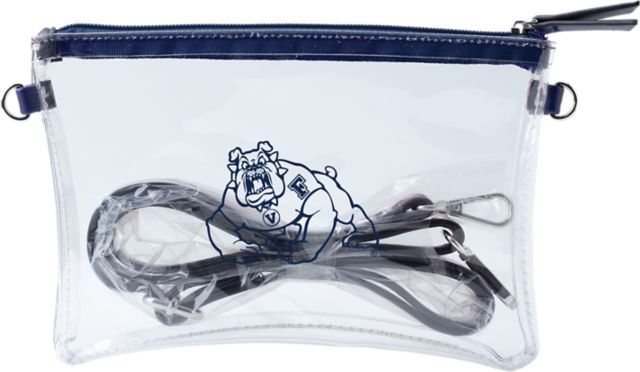 Fresno State Bulldogs Clear Crossbody Bag