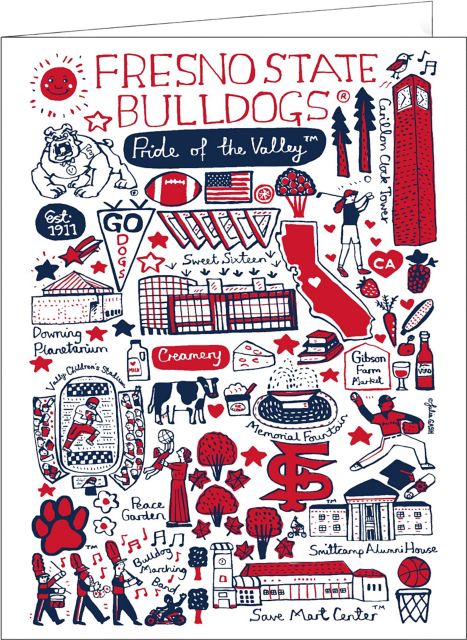 Fresno State 10 Pack Notecards