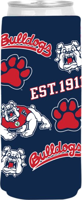 Fresno State Bulldogs Slim Can Coozie
