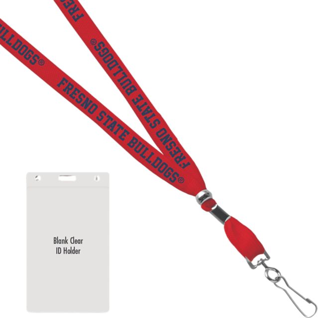Fresno State Card Dispenser Lanyard