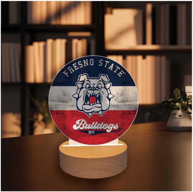Fresno State Retro Circle Light