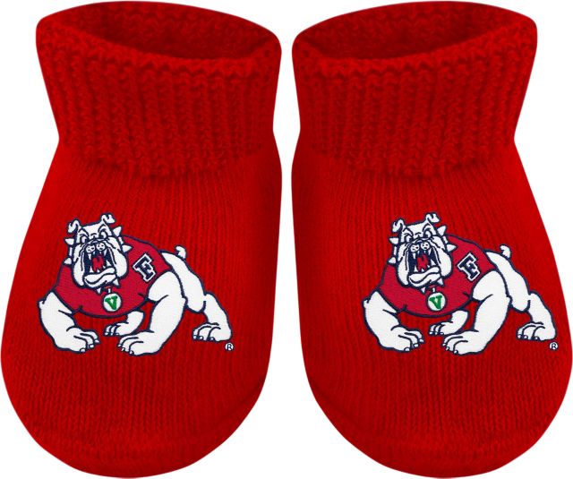California State University Fresno Baby Booties