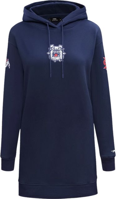 Fresno State Women's Fleece Hooded Sweatshirt Dress