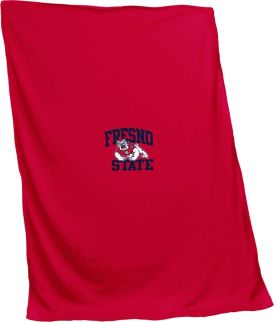 Fresno State 84x54 Bulldogs Sweatshirt Blanket