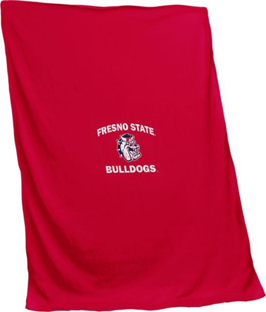 Fresno State 84x54 Bulldogs Sweatshirt Blanket