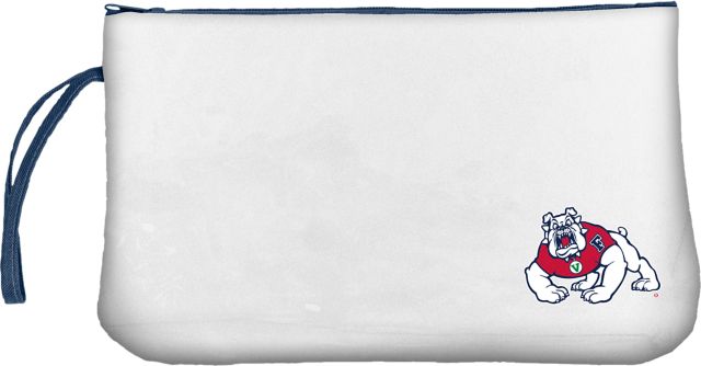 Fresno State Clear Wristlet