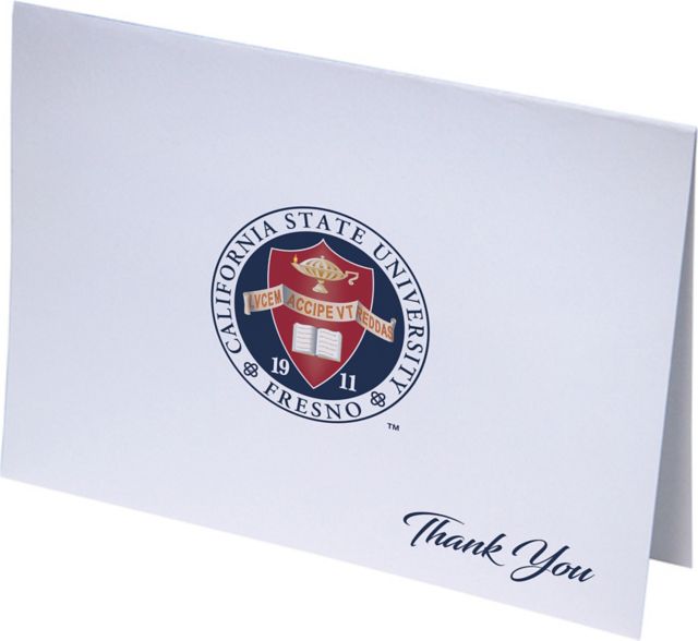 California State University Fresno Thank You Notecards 10-Pack