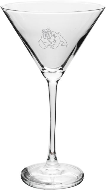 Fresno State Bulldogs 10 oz. Martini Glass