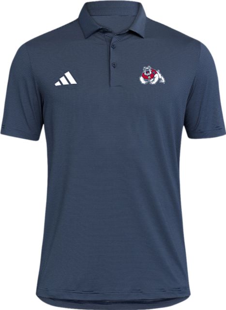 Fresno State Bulldogs Striped Polo