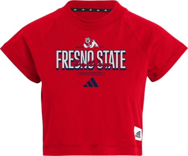 Fresno State Women's Bulldogs Cropped Bulldogs Short Sleeve T-Shirt