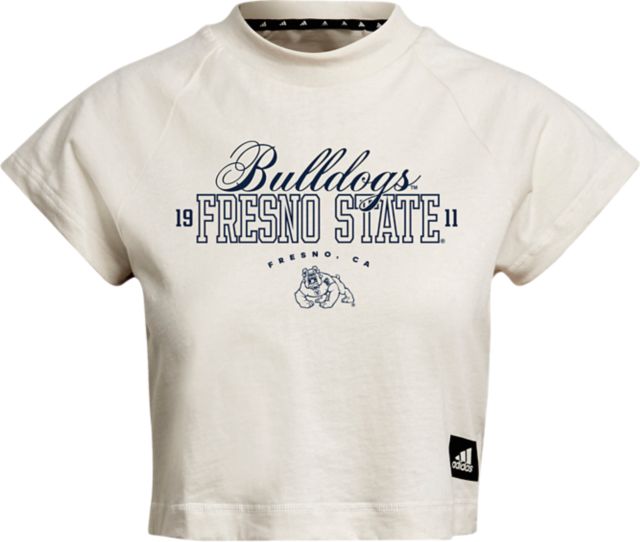 Fresno State Bulldogs Women's Crop Short Sleeve T-Shirt