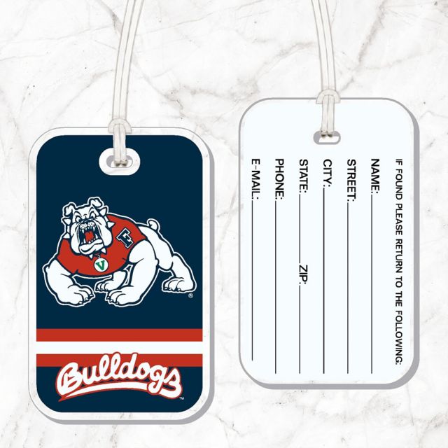 Fresno State Bulldogs Acrylic Bag Tag