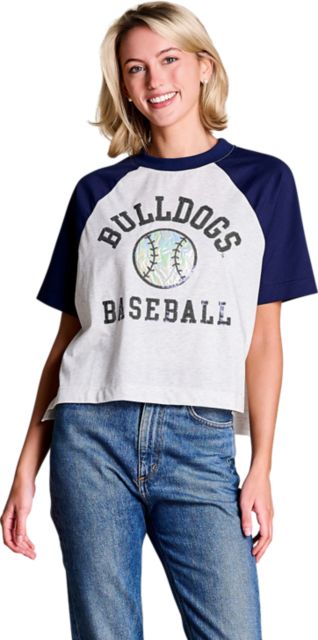 Fresno State Women's Baseball Sequin Short Sleeve T-Shirt