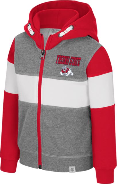 Fresno State Bulldogs Toddler Full Zip Hooded Sweatshirt