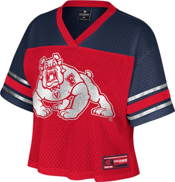 Fresno State Bulldogs Women's Bling Football Jersey