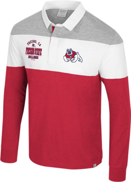 Fresno State Bulldogs Ground Floor Long Sleeve Rugby Polo