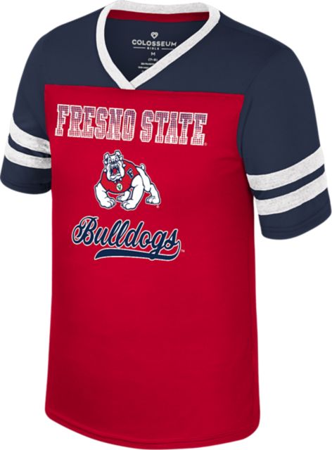 Fresno State Bulldogs Youth Girls Bling Short Sleeve T-Shirt