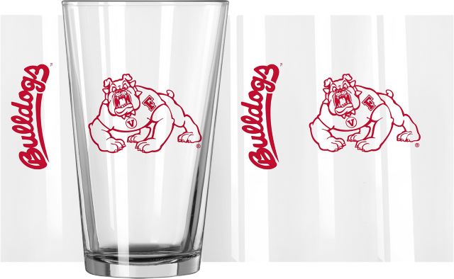 Fresno State 16 oz. Glass