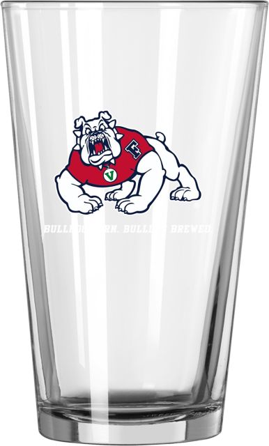 Fresno State 16 oz. Glass