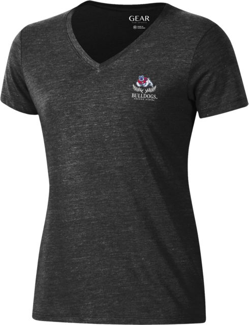 Fresno State Bulldogs Women's Triblend Short Sleeve T-Shirt