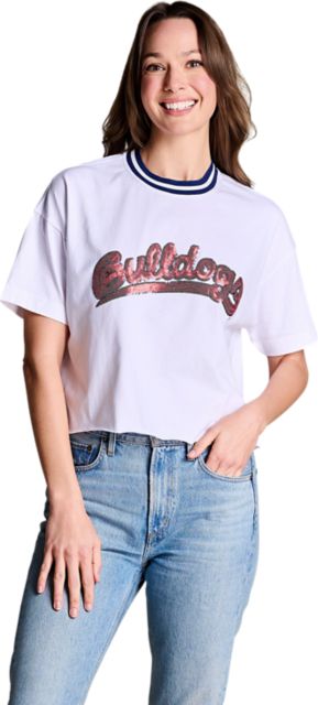 Fresno State Women's Sequin Short Sleeve T-Shirt