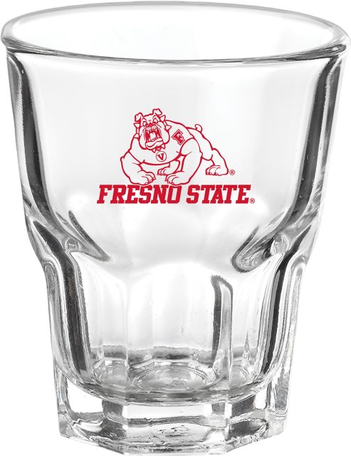 Fresno State Bulldogs 1.5 oz. Collectors Glass
