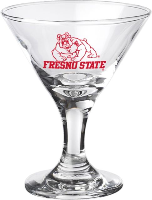 Fresno State Bulldogs 3 oz. Collectors Glass