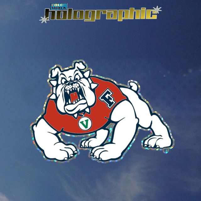 California State University Fresno Hologram Stand Decal