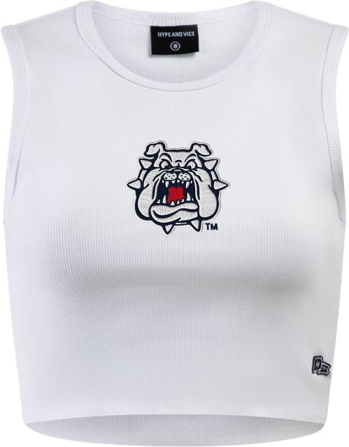 Fresno State Bulldogs Women's Cut Off Tank Top