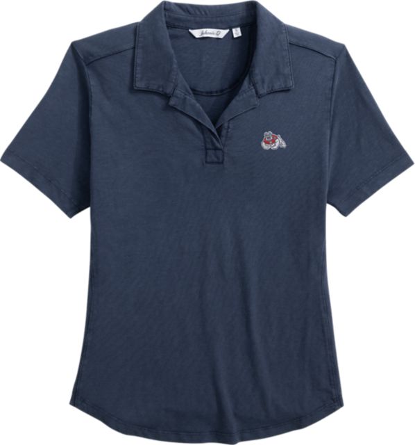 Fresno State Bulldogs Women's Coastal Wash V-Neck Short Sleeve T-Shirt