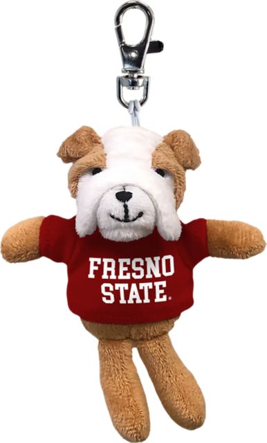 Fresno State Bulldogs Plush Keychain