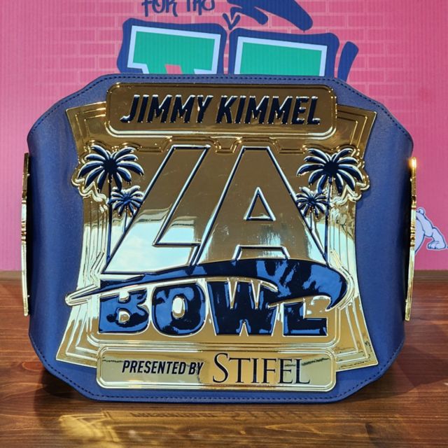 Fresno State Football 2022 LA Bowl Championship Belt