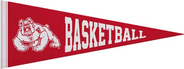 Fresno State Bulldogs Basketball 9x24 Pennant