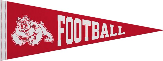 Fresno State 9x24 Bulldogs Football Pennant