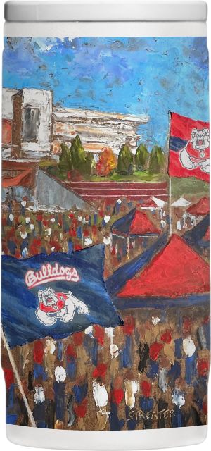 Fresno State 12oz Collector Powdercoat SlimCan Coolie