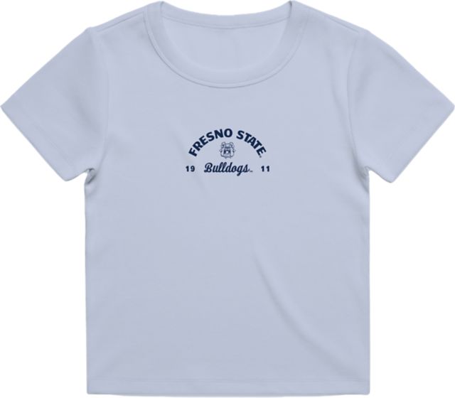 Fresno State Bulldogs Women's Ribbed Short Sleeve T-Shirt