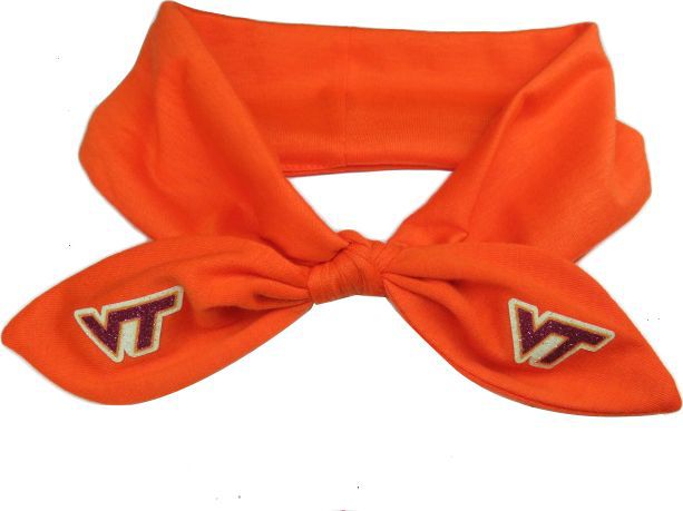 Virginia Tech Women's Knotted Bow Headband