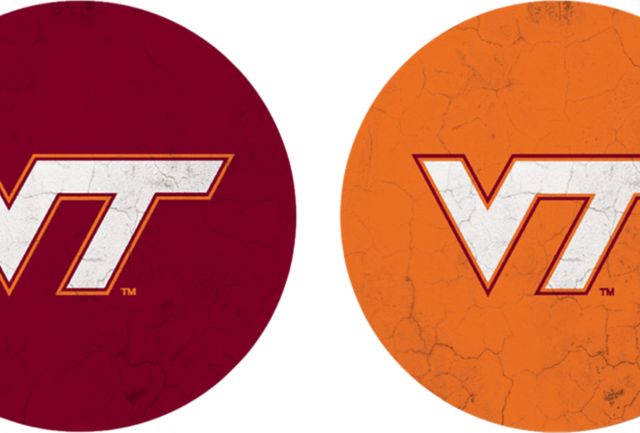 Virginia Tech Car Coaster 2-pack