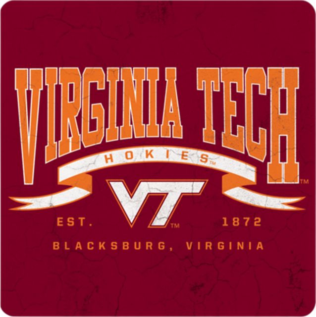 Virginia Tech Hokies 4x4 Coaster