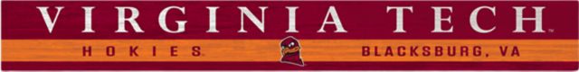 Virginia Tech Doorway Plank Sign 4x36 - ONLINE ONLY