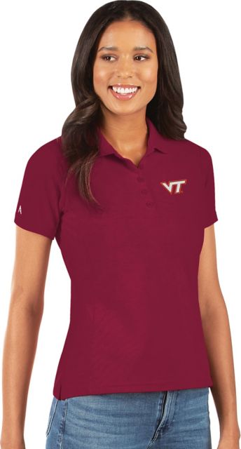 Virginia Tech Women's Legacy Pique Polo - ONLINE ONLY